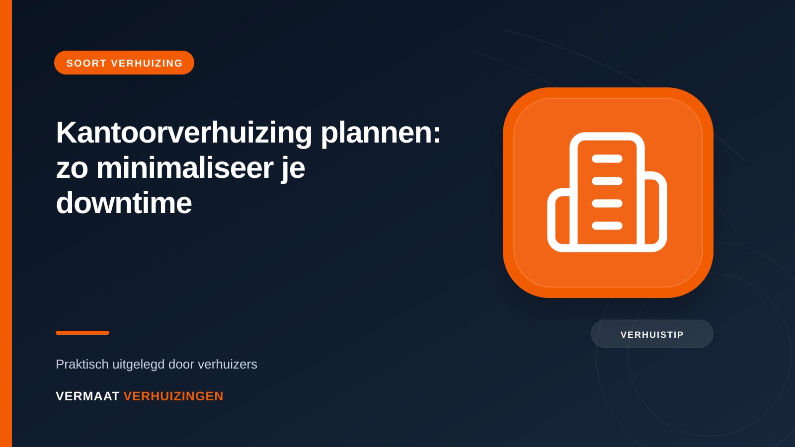 Kantoorverhuizing plannen: zo minimaliseer je downtime | Vermaat Verhuizingen